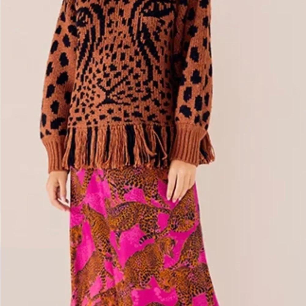 Farm Rio Leopard Sweater - Picture 4 of 4